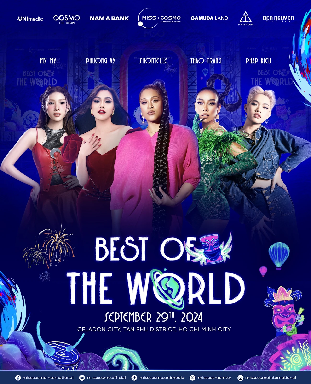 Miss Cosmo 2024: Bùng nổ Best Of The World Festival, Shontelle, Pháp Kiều đổ bộ - Hình 8