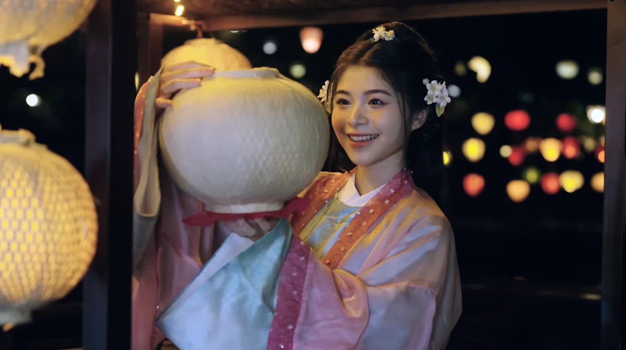 Bui Quynh Nhu Miss Television, transformed into a super hot through the air web drama beauty - Photo 3