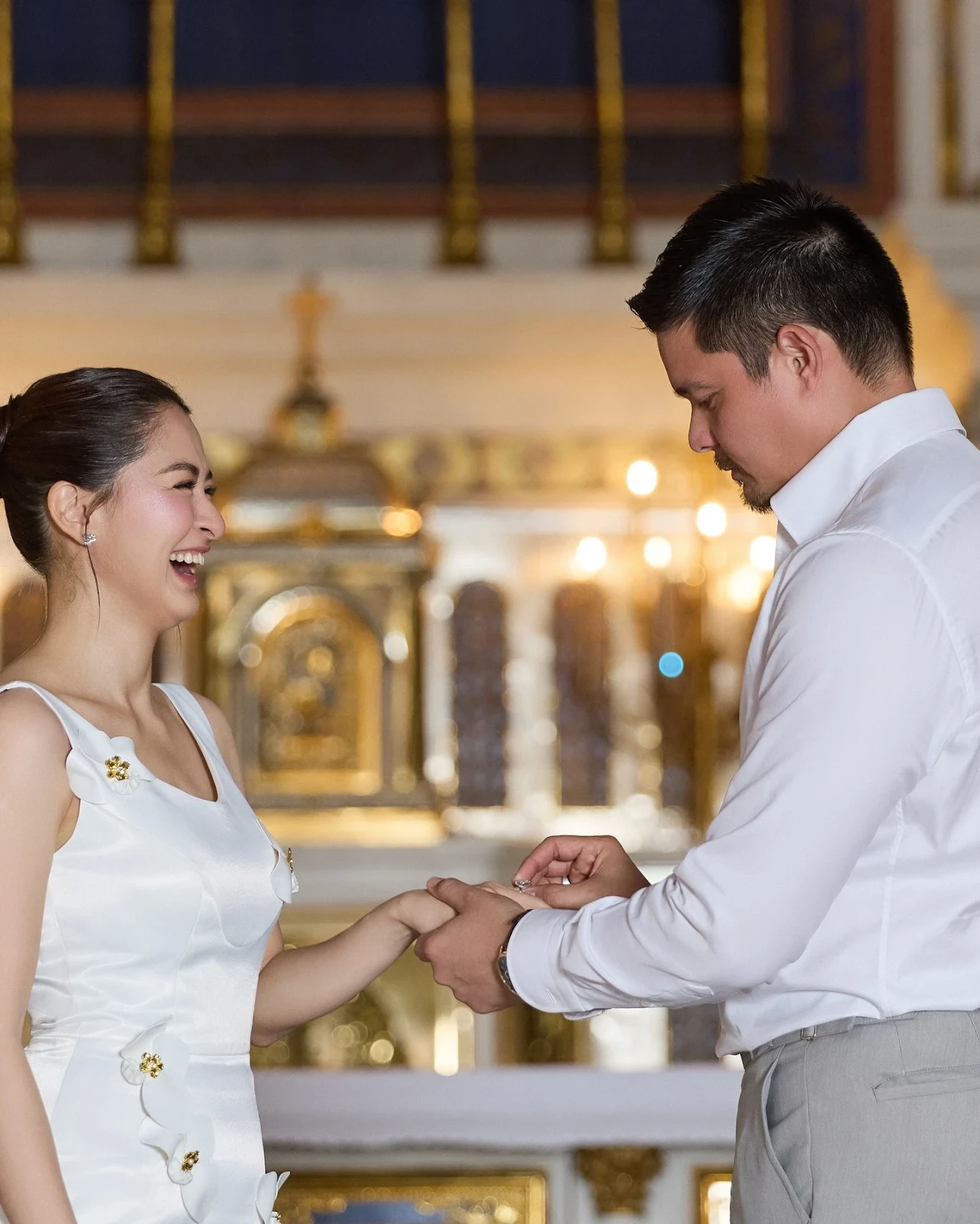 Mỹ nhân đẹp nhất Philippines cưới lần 10, lễ đường như mơ, chú rể gây choáng - Hình 1