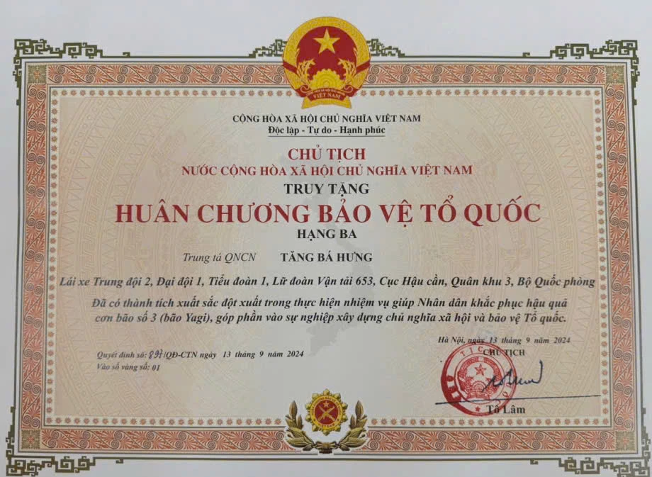 Chiến sĩ ra đi trong bão Yagi tiết lộ 1 cảnh khiến triệu trái tim thắt lòng! - Hình 5