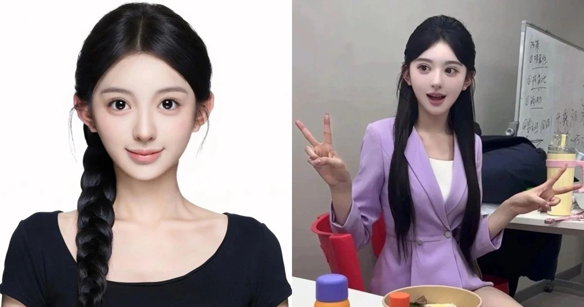 Hy hữu cô gái đẹp như AI, bị bắt tẩy trang 5 lần, soi hình thuở bé sốc hơn - Hình 6