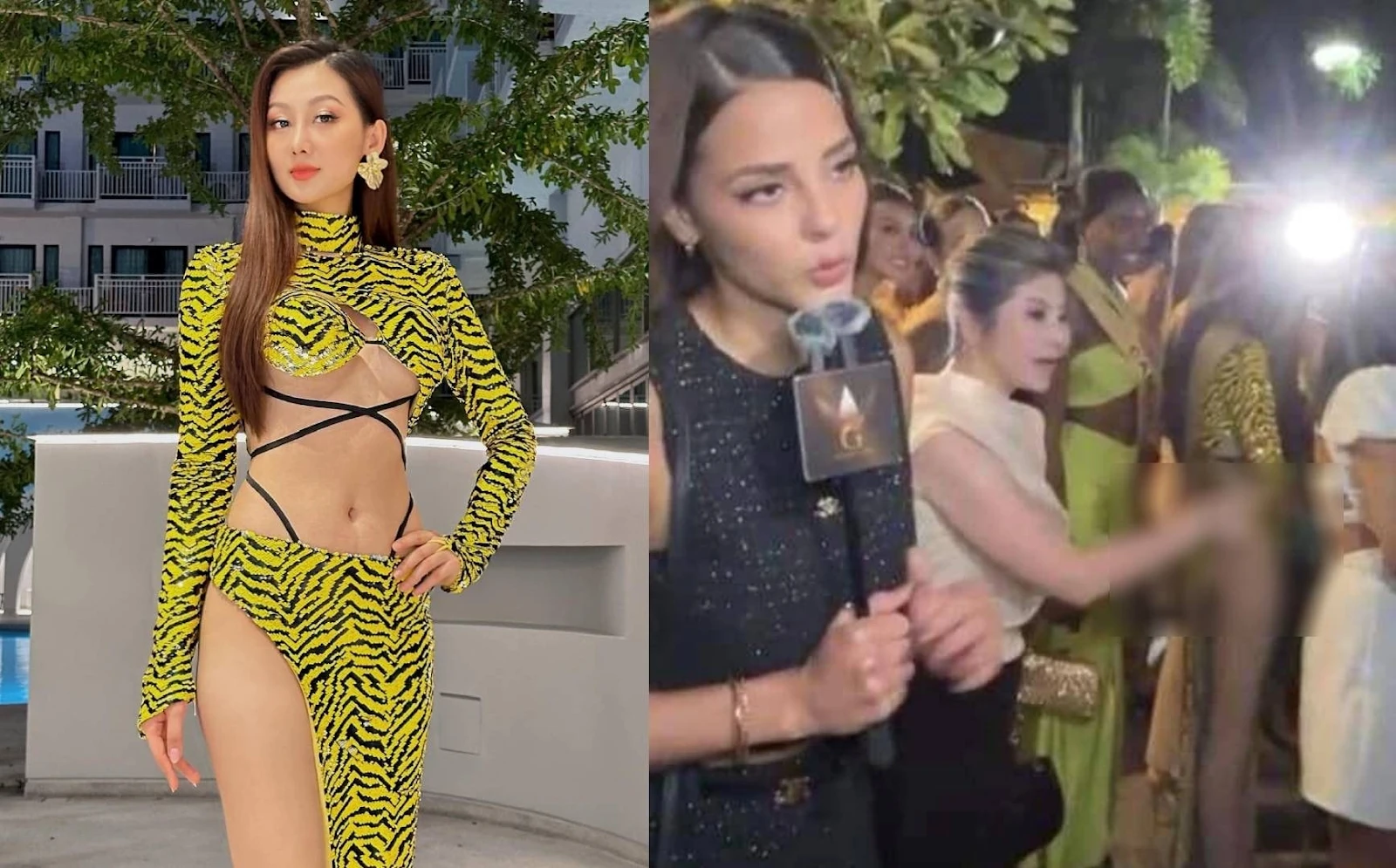 Thí sinh Miss Grand diện váy hớ hênh, lên sân khấu loạng choạng, gây nhức mắt - Hình 4