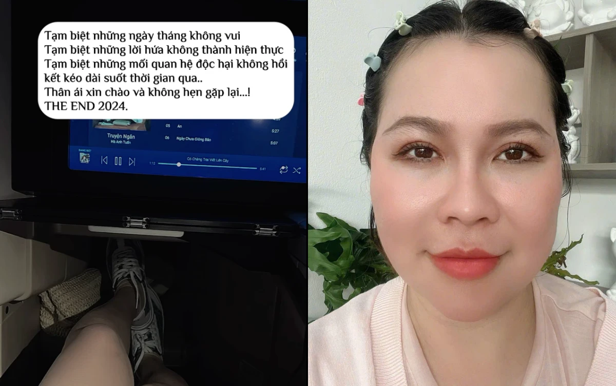 Vợ Quý Bình mới đầu năm đã nói lời ẩn ý tạm biết, ăn mặc ngày càng hở bạo - Hình 1