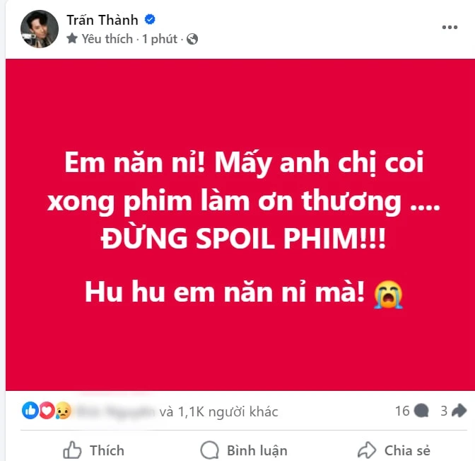 Trấn Thành bị khán giả lộng hành qua mặt, đăng đàn cầu xin ngay ngày đặc biệt - Hình 4