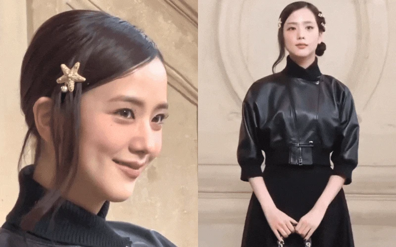 Jisoo tái xuất fashion week, nhìn cứ như gái Nhật đó! - Hình 3