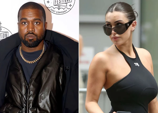 Vợ mới Kanye nhái style Kim Kardashian, cố tình dằn mặt vợ cũ của Kanye? - Hình 3