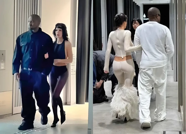 Vợ mới Kanye nhái style Kim Kardashian, cố tình dằn mặt vợ cũ của Kanye? - Hình 2