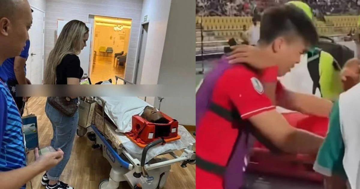 Vợ Xuân Son xanh mặt khi chồng cấp cứu, Duy Mạnh khóc ngất chạy theo đồng đội - Hình 11
