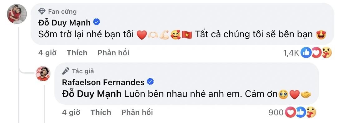 Xuan Son went to the Government page, shared his emotions after being injured, the Vietnamese team encouraged - Photo 5