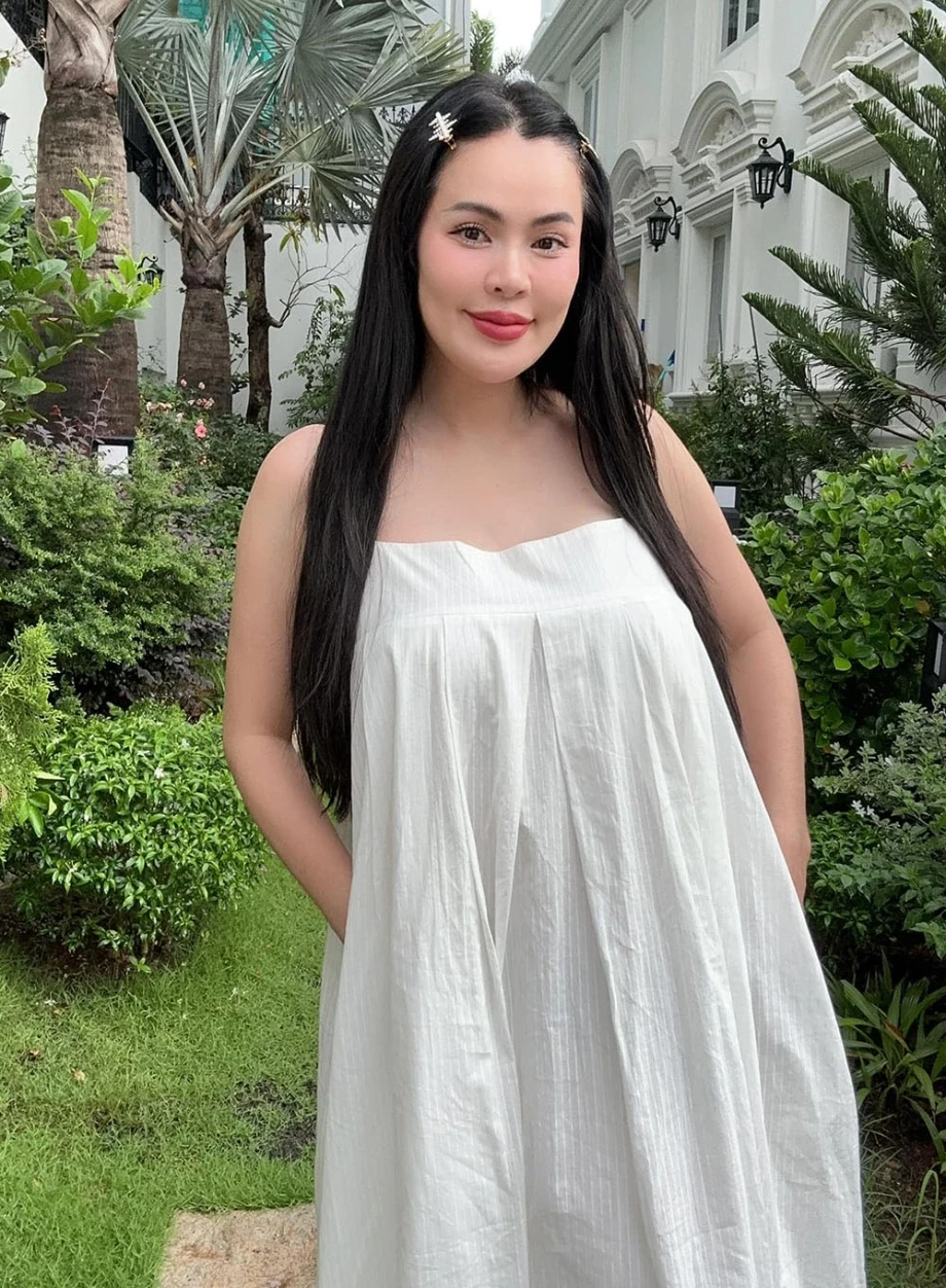 Hoa hậu Phương Lê vác bụng bầu 8 tháng một mình đi sự kiện, lộ điểm lạ - Hình 5