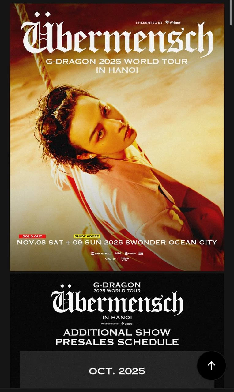 Chốt tổ chức 2 đêm concert G-DRAGON tại Hà Nội, fan Việt quá chất! - Hình 1