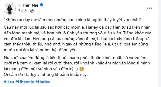 Hoa hậu HHen Niê lên tiếng sau khi bị mỉa mai tư thế đẻ: Không ai dạy tôi làm mẹ! - Hình 4