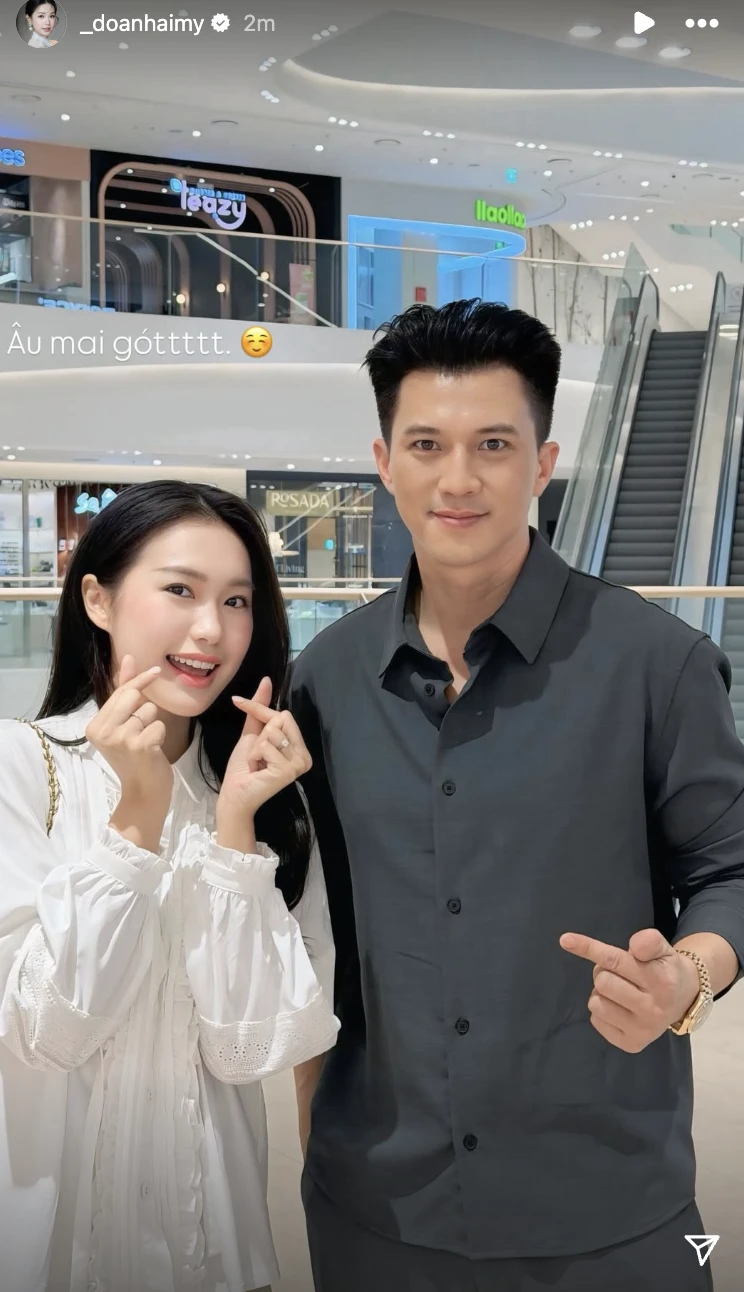 Doãn Hải My chung khung hình với tổng tài đẹp nhất phim giờ vàng: Gấp đôi visual là thế này đây! - Hình 1