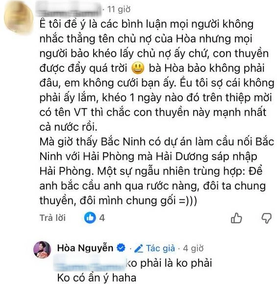 Hoà Minzy bất ngờ nhắn Văn Toàn: Tôi cưới bạn... khiến phần bình luận bùng nổ, lộ cả thời điểm tổ chức đám cưới? - Hình 5