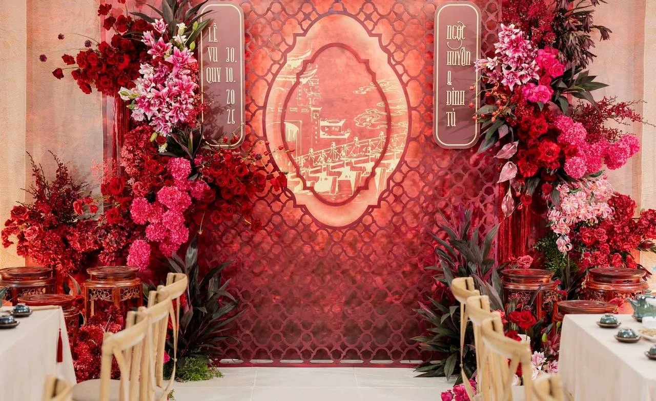 Lễ ăn hỏi Đình Tú - Ngọc Huyền: Cô dâu chú rể lộ diện quá đẹp đôi! - Hình 7