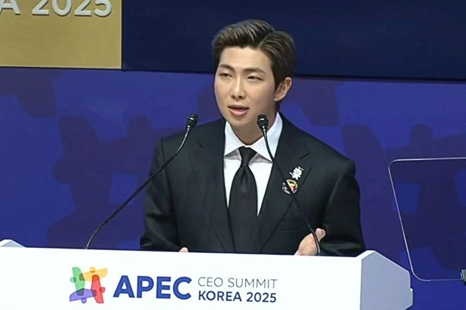 RM (BTS) phát biểu tại APEC 2025, khẳng định vị thế Kpop trên bản đồ thế giới - Hình 2