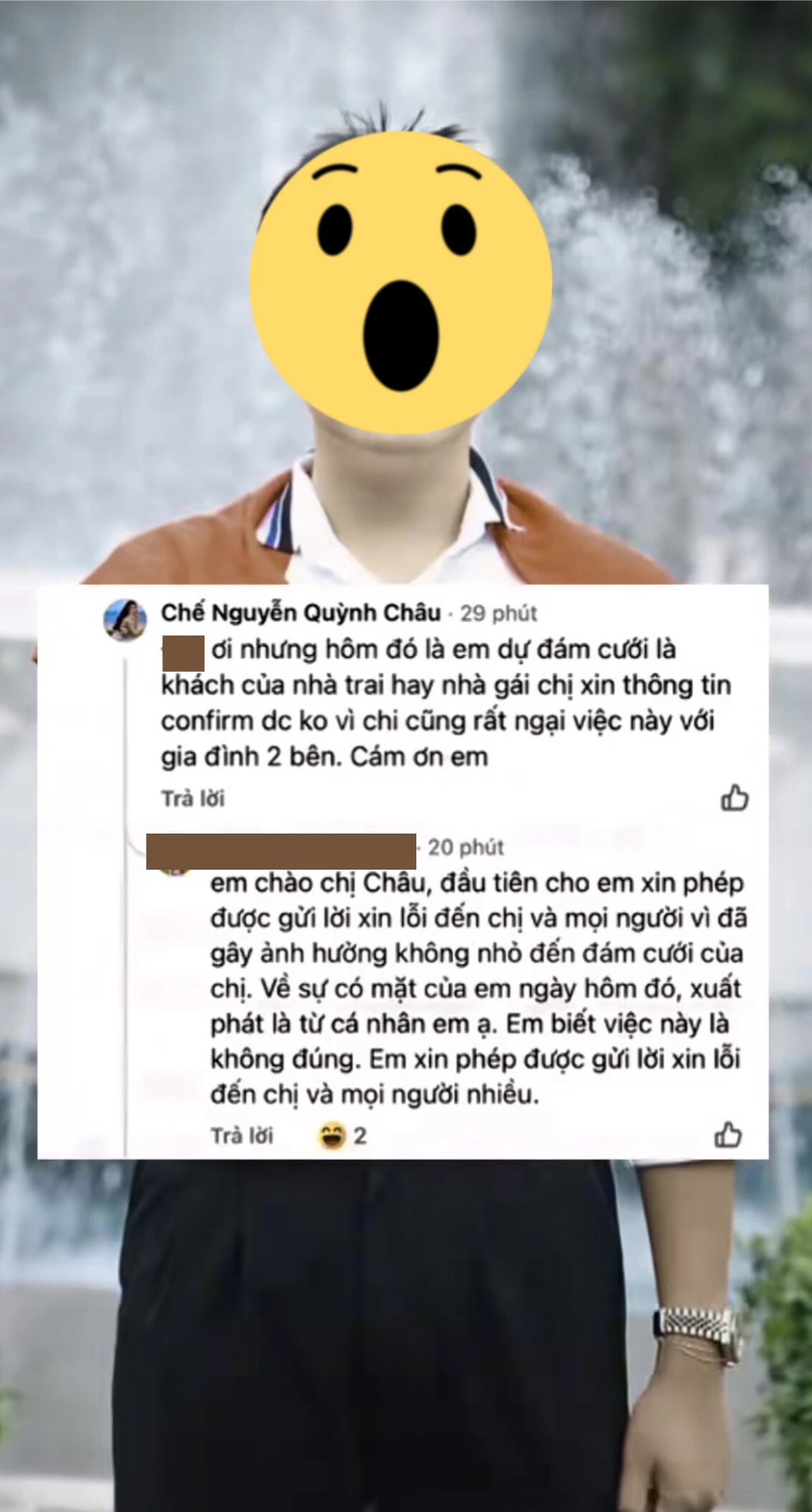 Chế Nguyễn Quỳnh Châu lần đầu lên tiếng vụ người lạ đột nhập vào đám cưới - Hình 2