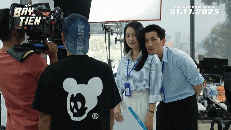 Cặp sao Việt bị đồn phim giả tình thật vì ngọt từ phim đến đời, ai nấy mê mệt ánh mắt của nhà trai - Hình 3