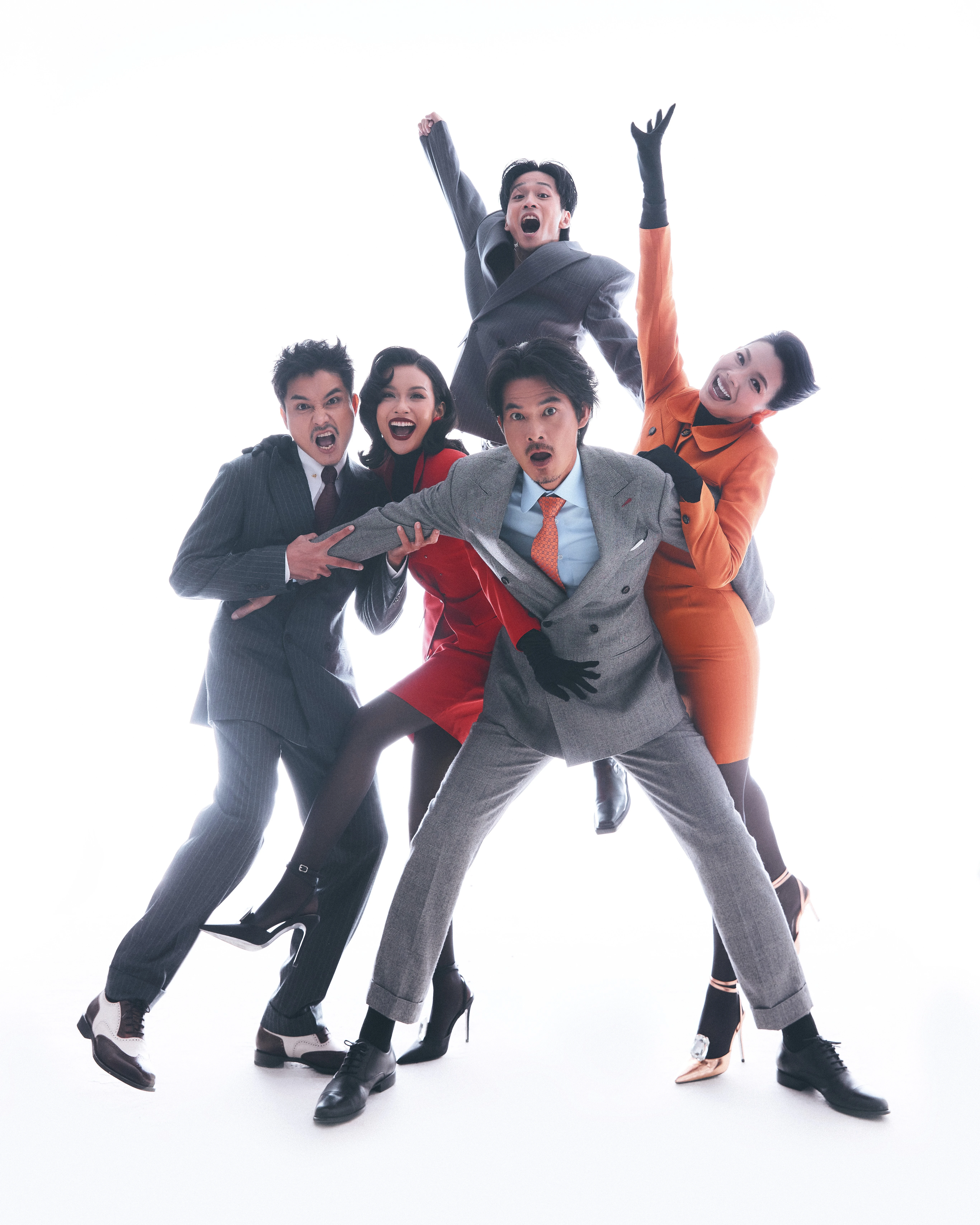 Trần Nghĩa - Trùm cuối của Trái tim què quặt cùng Quách Ngọc Ngoan, Việt Hưng xuất hiện cực chất trong bộ ảnh mới với hai mỹ nhân - Hình 5