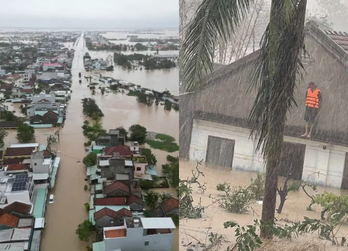 Phú Yên cũ: Chìm trong lũ, trẻ em và người già đói rét kêu cứu giữa biển nước - Hình 1