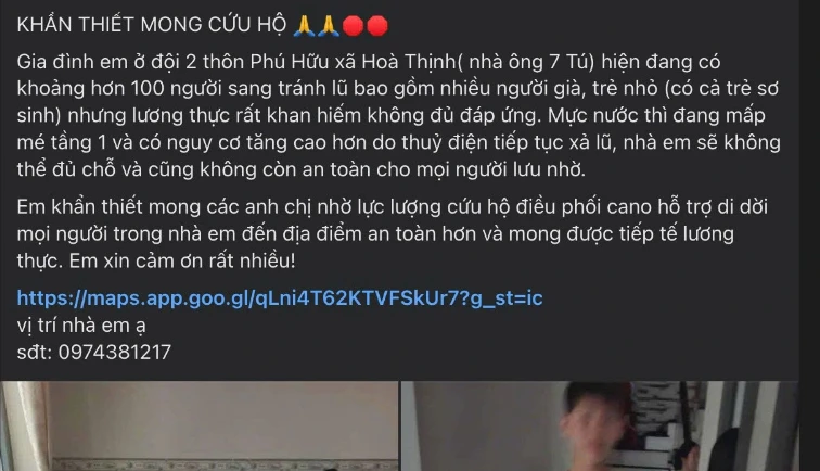 Phú Yên cũ: Chìm trong lũ, trẻ em và người già đói rét kêu cứu giữa biển nước - Hình 5