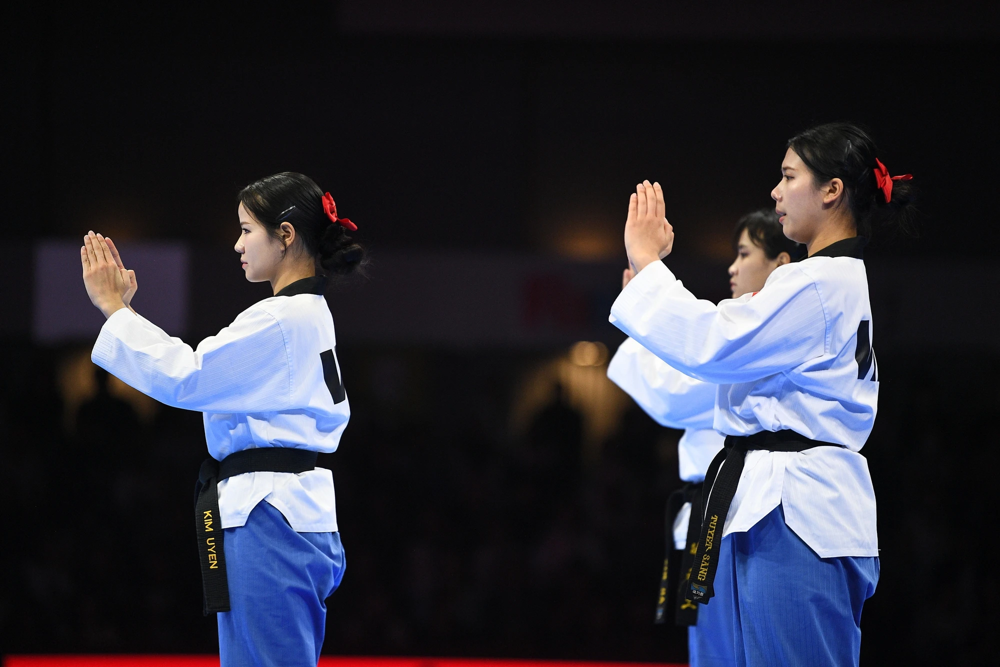 Mê mẩn dàn hot girl Taekwondo ở SEA Games, bên ngoài xinh đẹp, vào sân thét ra lửa, VĐV Việt Nam có phải xinh nhất? - Hình 5