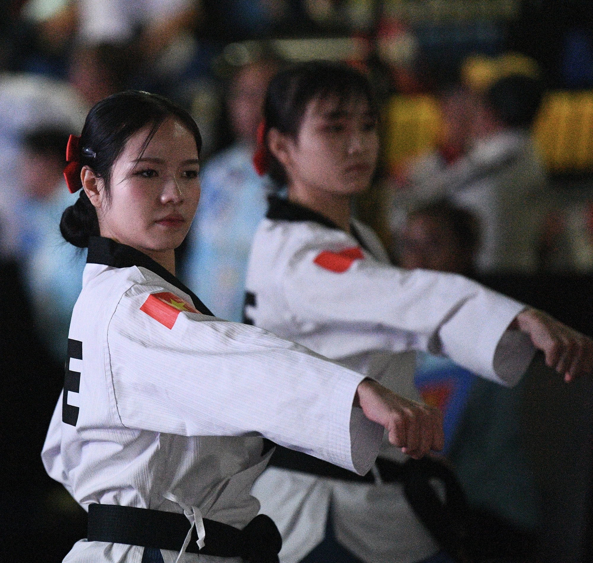 Mê mẩn dàn hot girl Taekwondo ở SEA Games, bên ngoài xinh đẹp, vào sân thét ra lửa, VĐV Việt Nam có phải xinh nhất? - Hình 13