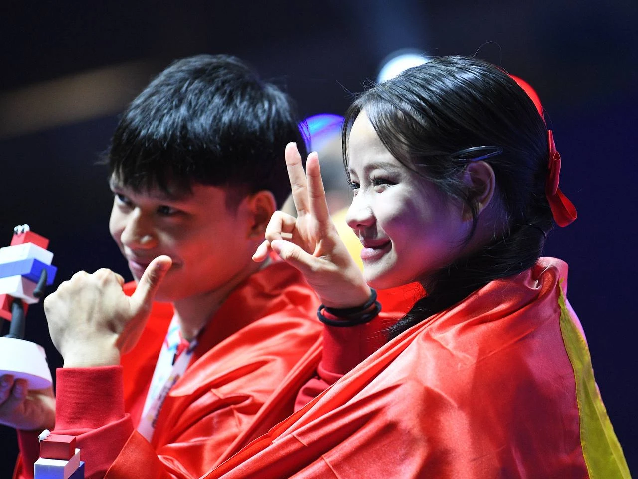 Mê mẩn dàn hot girl Taekwondo ở SEA Games, bên ngoài xinh đẹp, vào sân thét ra lửa, VĐV Việt Nam có phải xinh nhất? - Hình 15