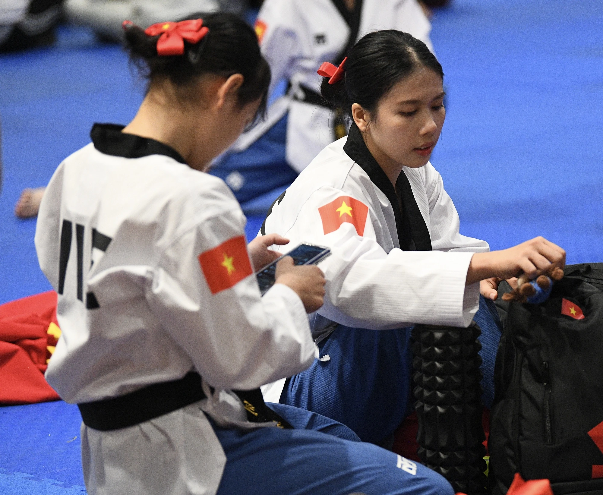 Mê mẩn dàn hot girl Taekwondo ở SEA Games, bên ngoài xinh đẹp, vào sân thét ra lửa, VĐV Việt Nam có phải xinh nhất? - Hình 6