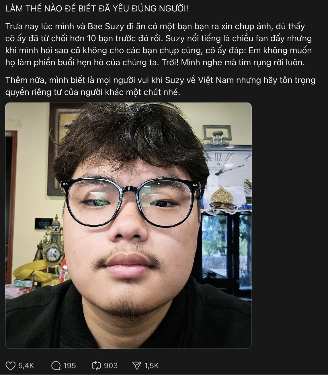 Quý tử NSND Xuân Bắc bày tỏ tình cảm với Suzy, hẹn ăn trưa tình tứ, thực hư? - Hình 2