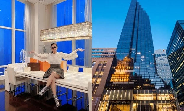 Nữ ca sĩ Việt đi chuyên cơ riêng, ở penthouse 2.600 tỷ view ngắm trọn New York, lộ gia thế khủng của chồng - Hình 6