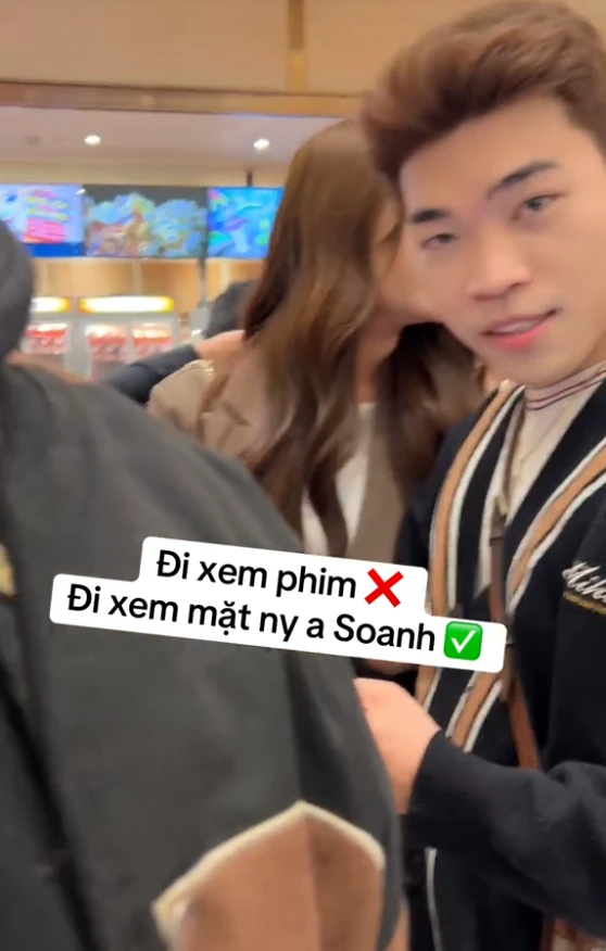 Soanh first date tình mới ở rạp phim, bị 1 người quay lén lộ mặt, ăn đứt Diệp? - Hình 4