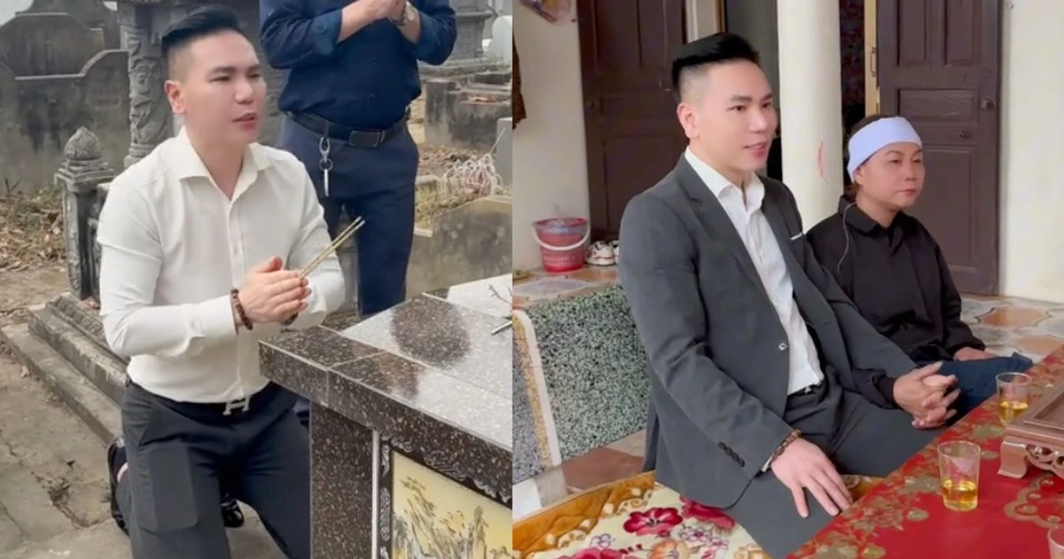 Châu Việt Cường lần đầu về giỗ cô gái nhét tỏi sau 7 năm, thắp hương khấn 1 điều - Hình 9