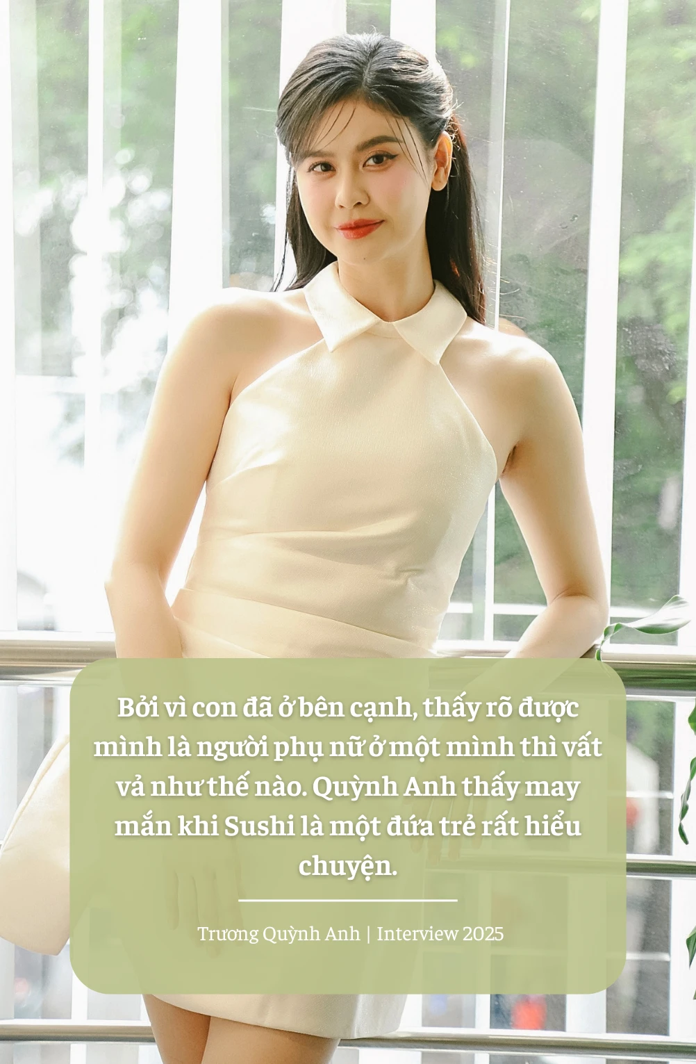 Trương Quỳnh Anh kể chuyện về quý tử hot boy: 12 tuổi cao 1m80, phản ứng nếu mẹ đi bước nữa gây xúc động - Hình 4