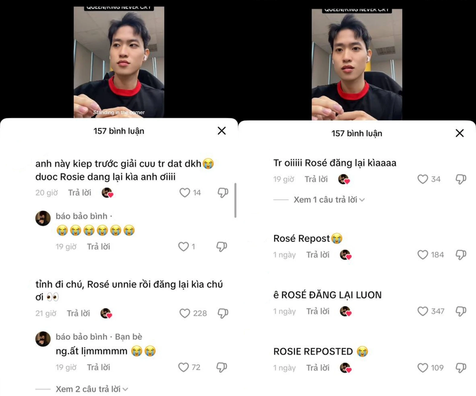 Rosé cho 1 chàng trai Việt lên sóng, đối phương phản ứng bất ngờ, BLINK xin vía - Hình 3