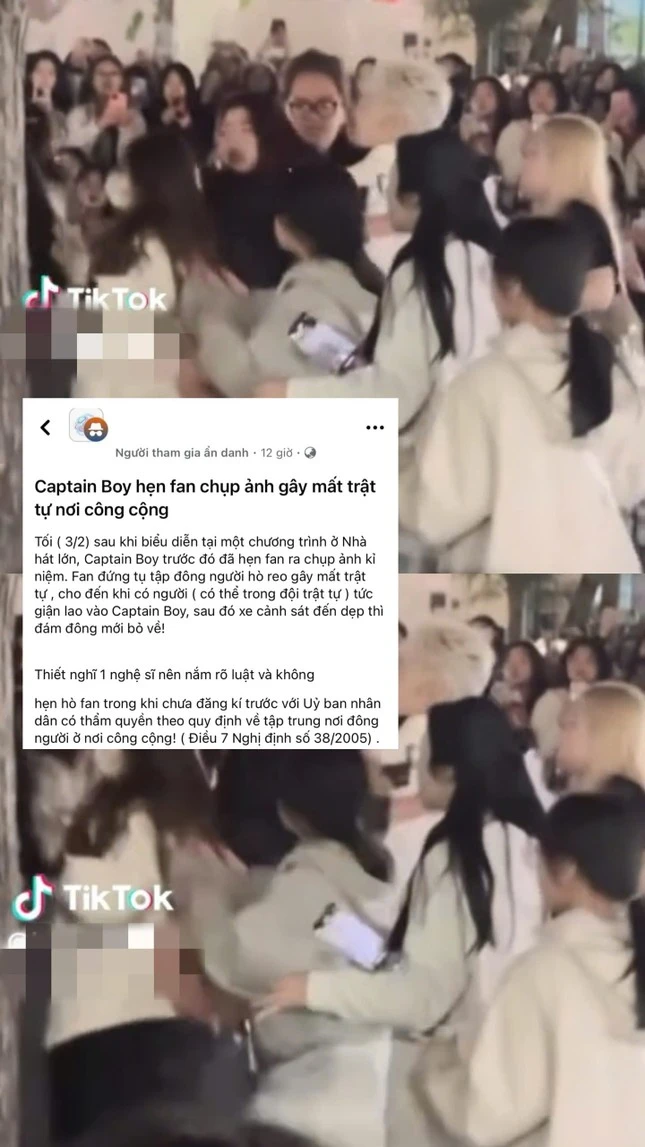 Captain Boy gặp nguy hiểm, suýt bị thương tại sự kiện, fan hành động bất ngờ - Hình 3