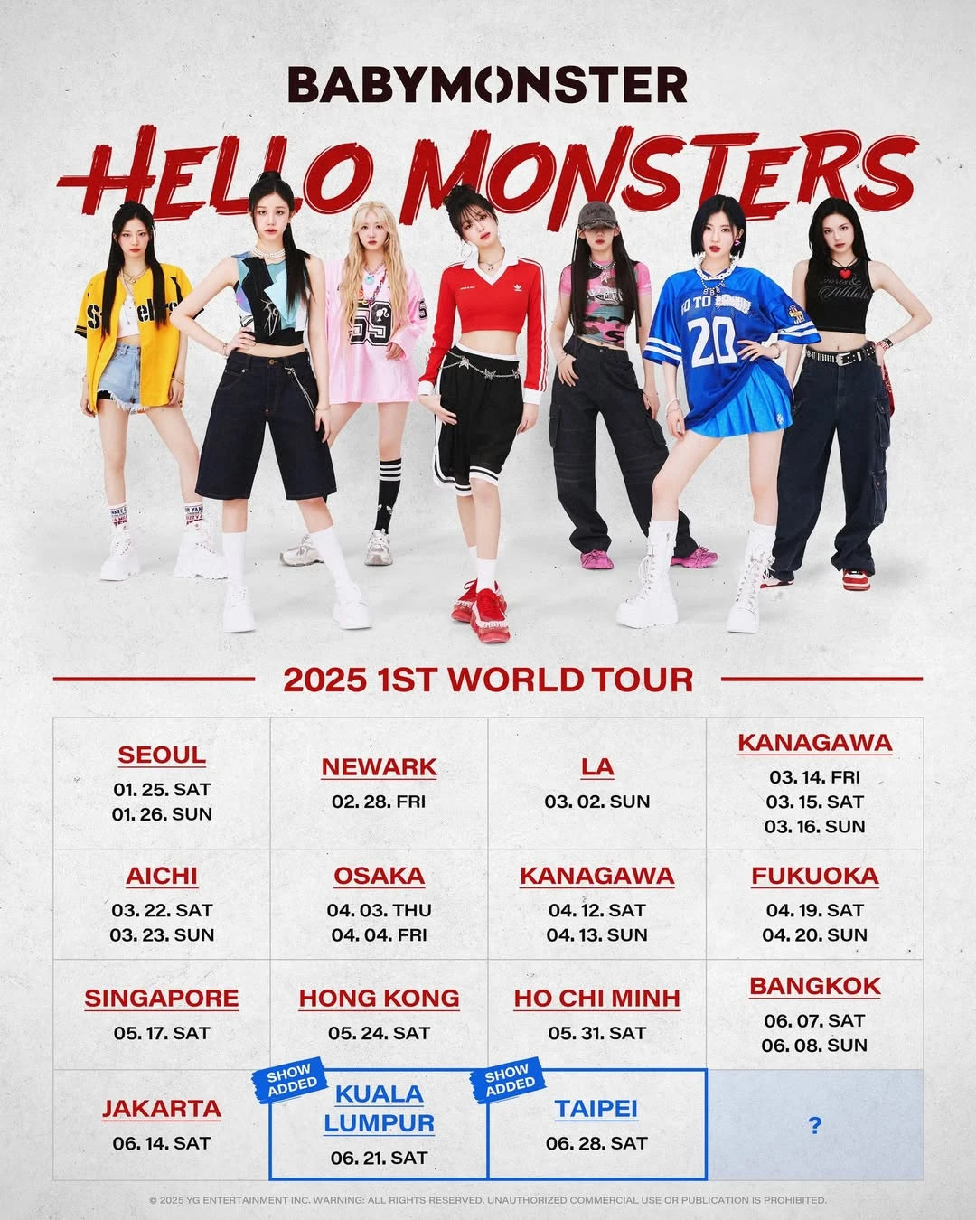 BABYMONSTER chính thức xé túi mù, lộ điểm đến mới thêm vô danh sách world tour - Hình 1