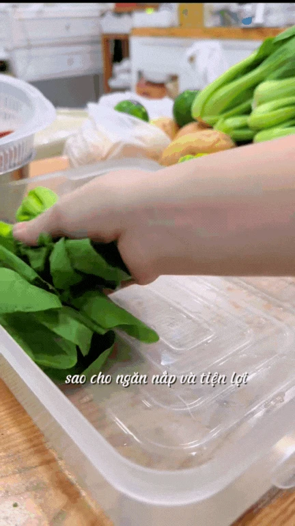 Mẹ đảm ở TP HCM chia sẻ cách bảo quản rau củ cả tuần trong tủ lạnh vẫn tươi roi rói, mang cả chợ về nhà vẫn vô tư! - Hình 10