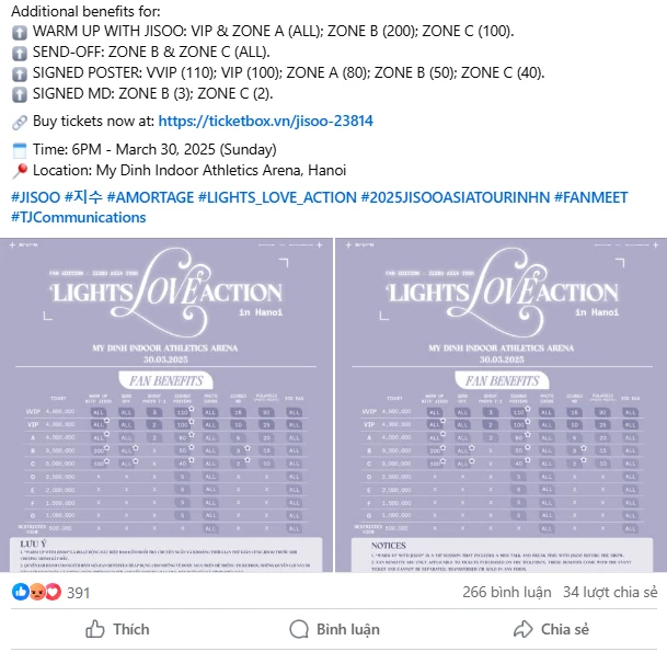 Jisoo (BLACKPINK) khiến fan Việt bức xúc trước thềm fanmeeting, tất cả tại BTC? - Hình 1