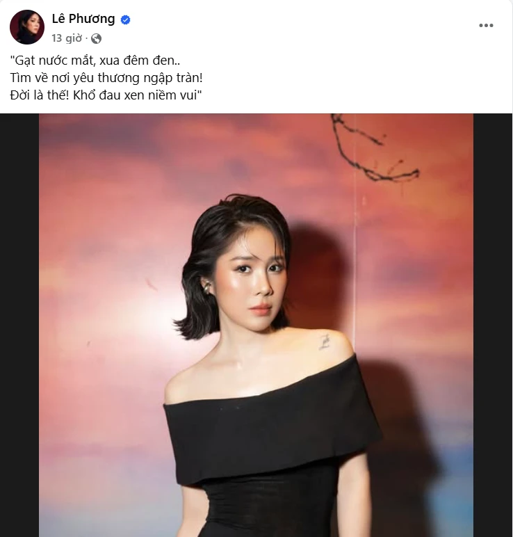 Lê Phương lại nói 1 câu nghi ám chỉ chuyện của Quý Bình, thực hư ra sao? - Hình 1