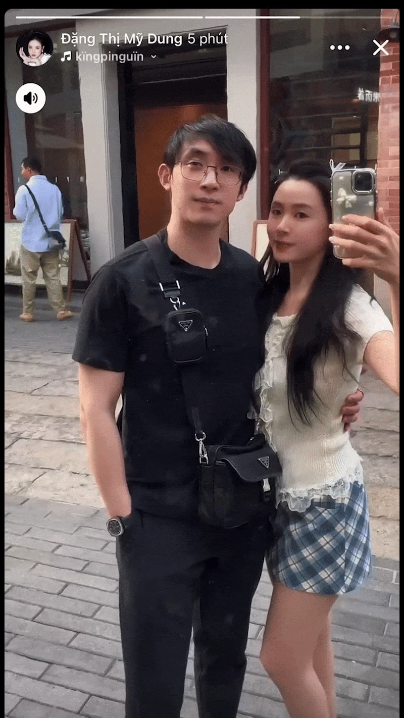 Midu khoe clip du lịch Trung Quốc: Visual chồng thiếu gia thành tâm điểm, lộ 1 hành động siêu mê vợ! - Hình 3