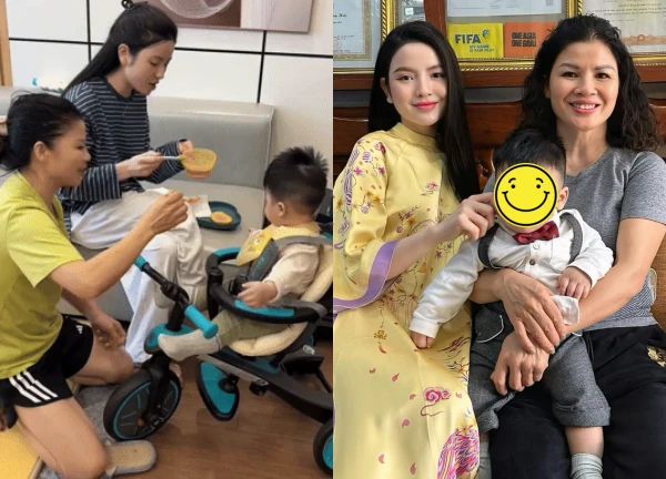 Quang Hais mother who has just played TikTok has encountered a change, related to Chu Thanh Huyen - Photo 2
