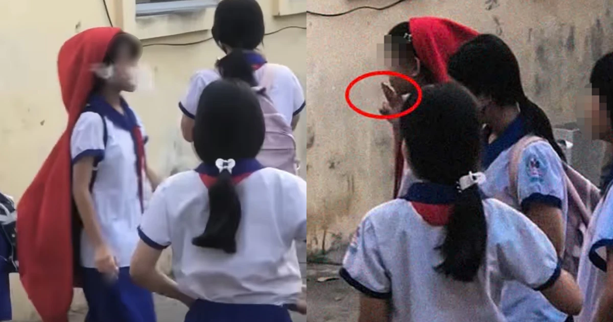 Vụ học sinh cấp 1 nhả khói, nói tục: Xác minh được địa điểm, lộ thông tin sốc - Hình 7