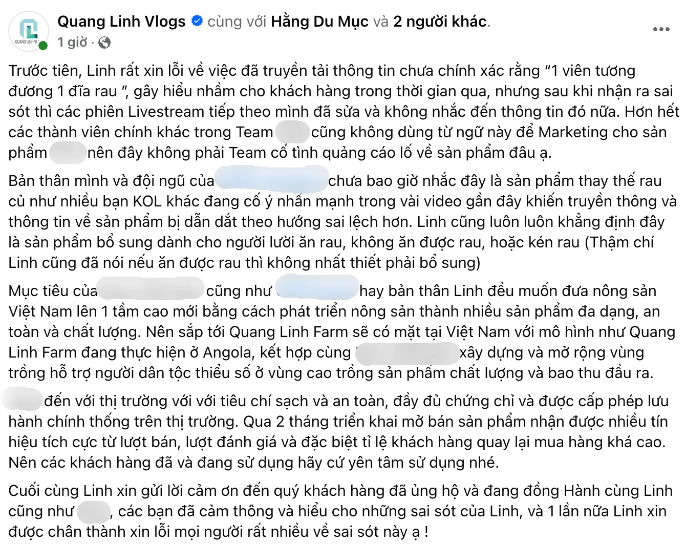 Quang Linh quảng cáo lố viên rau củ, rộ động thái xóa Web, nghi trốn pháp lý? - Hình 9