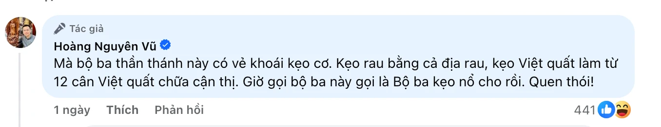 Hoàng Nguyên Vũ sâu cay gọi Quang Linh, Hằng Du Mục, Thùy Tiên là bộ 3 kẹo nổ - Hình 5