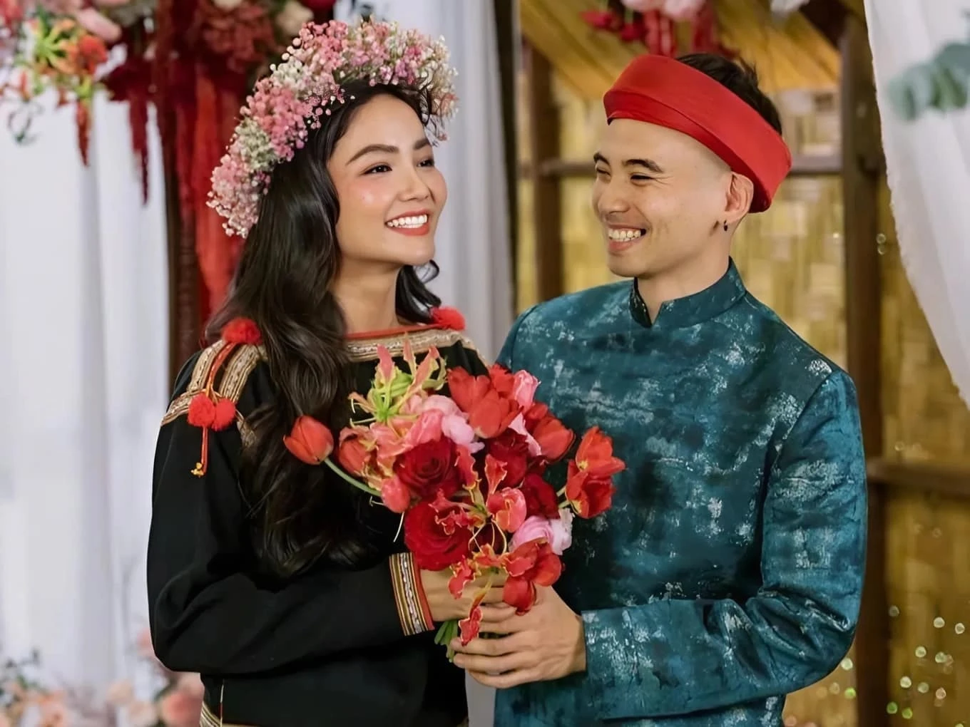 Hoa hậu HHen Niê thấy hôn nhân màu hồng, thích ngồi ăn sáng với ông xã - Hình 2