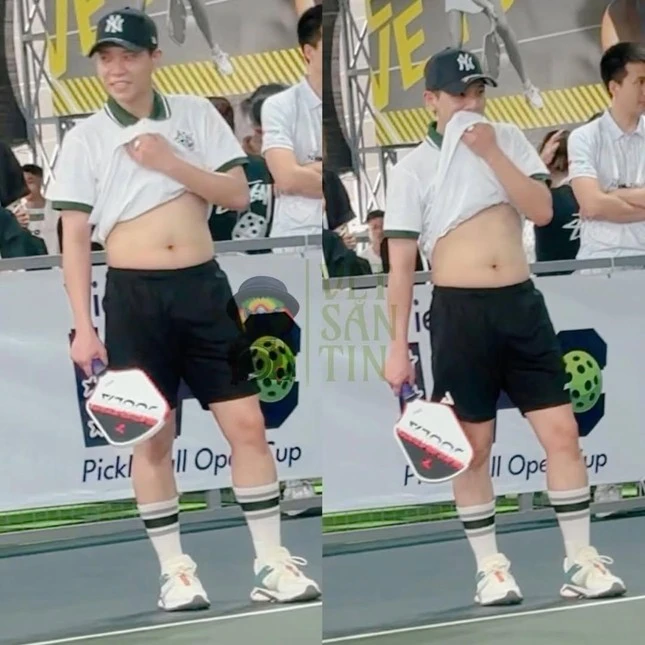 Quân A.P trốn vợ tụ tập ở sân Pickleball, bắt tay NEGAV sân si người hâm mộ? - Hình 2