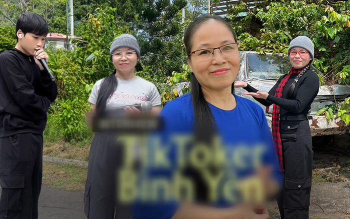 TikToker Bình Yên: Idol của Erik, U55 không ngán nhạc nào, từng casting Rap Việt - Hình 4