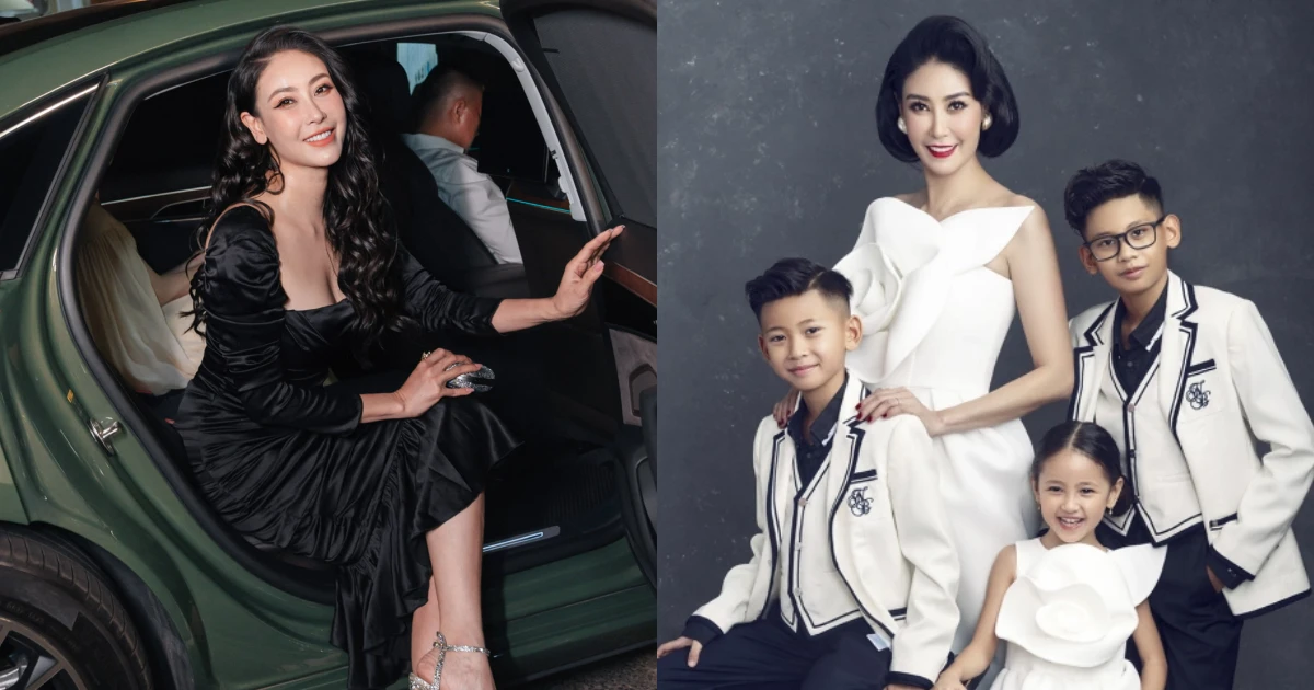 Hà Kiều anh: đăng quang tuổ.i 16, U50 là phú bà xa hoa, cho con học trường đắt đỏ - Hình 11