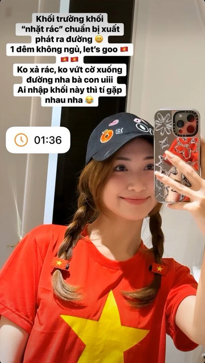 Hoà Minzy kêu gọi dọn rác ở diễu binh, đáp trả khi bị nói làm màu, CĐM hả hê - Hình 2